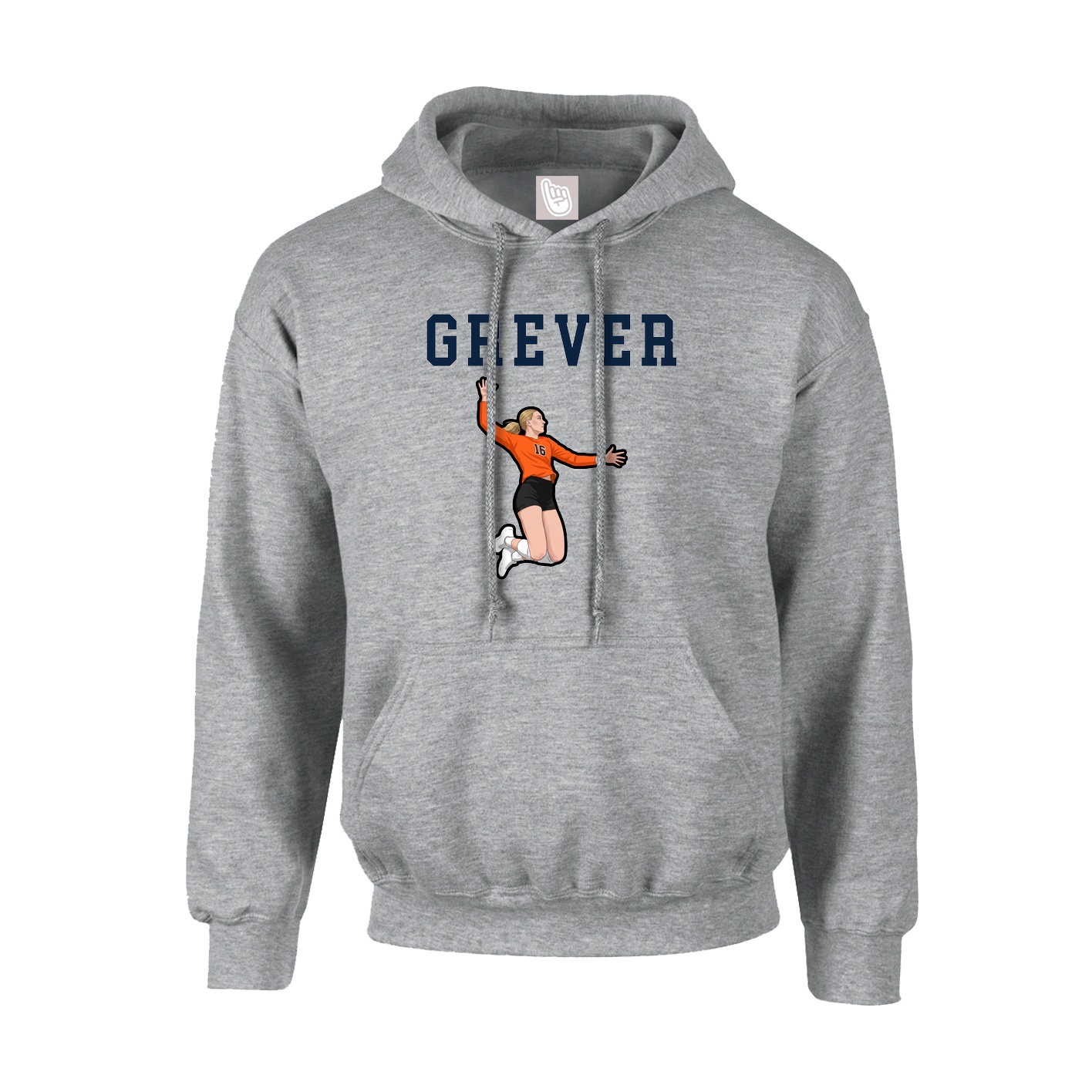 Hoodie — Shirsey in Grey