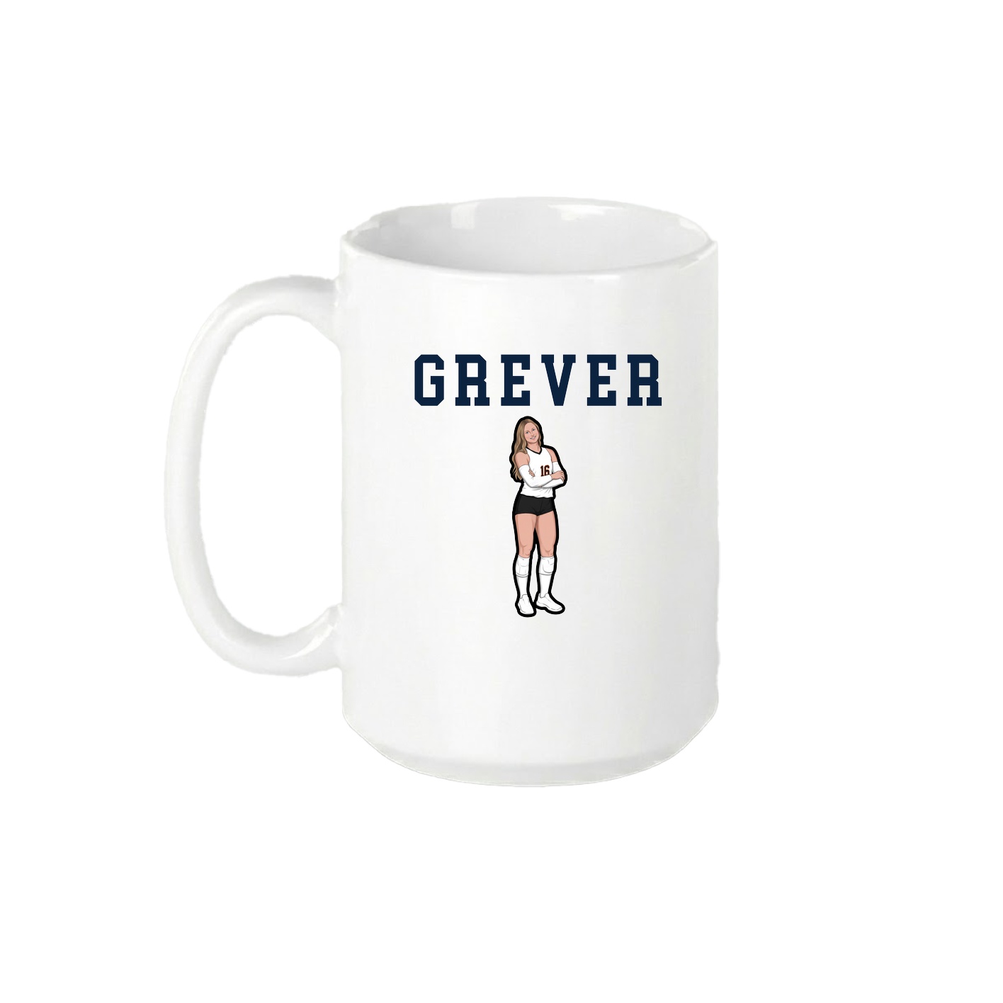 15oz Coffee Mug — Shirsey in White