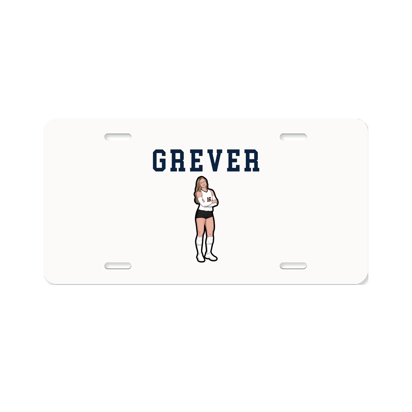 License Plate — Shirsey in Classic