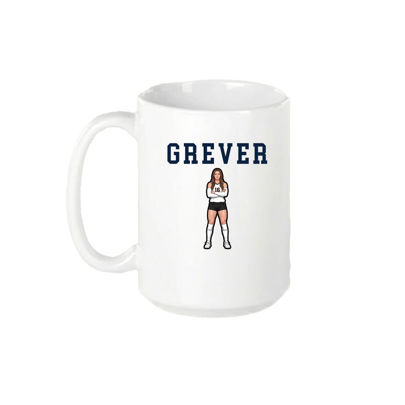 15oz Coffee Mug — Shirsey in White