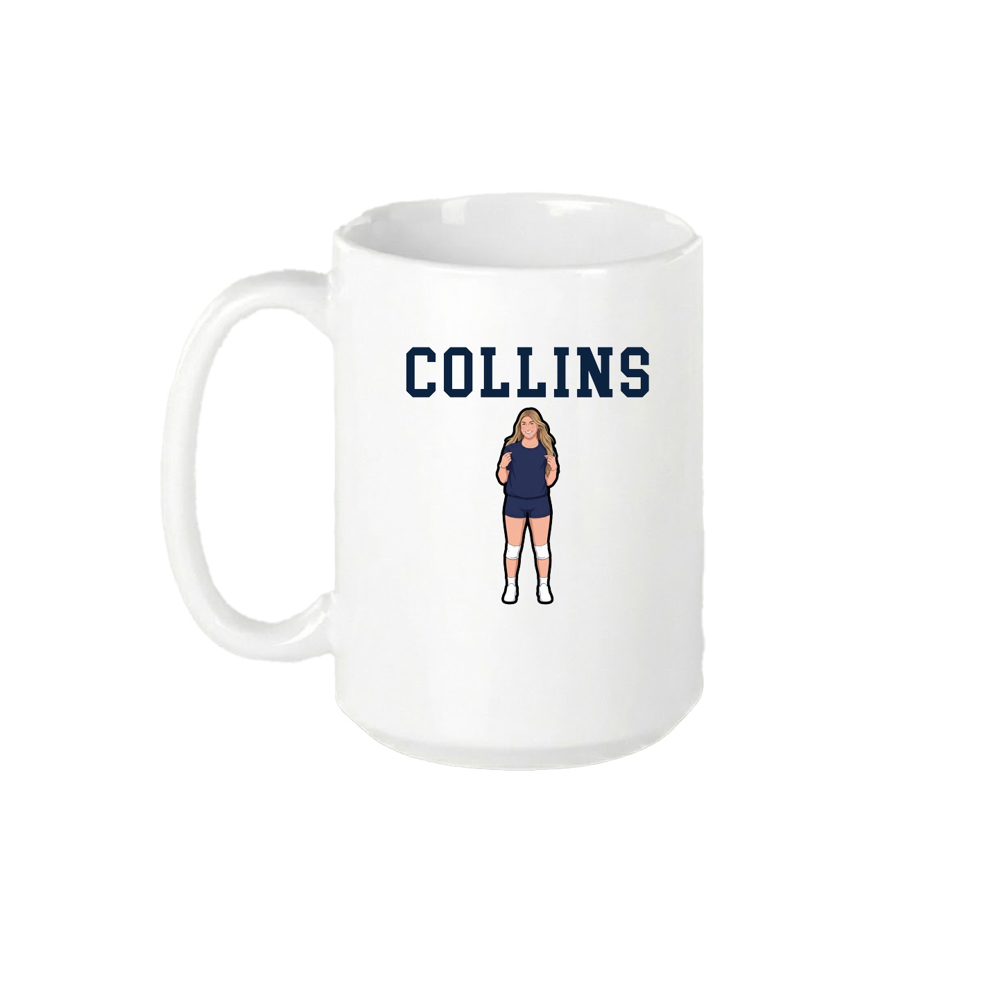 15oz Coffee Mug — Shirsey in White