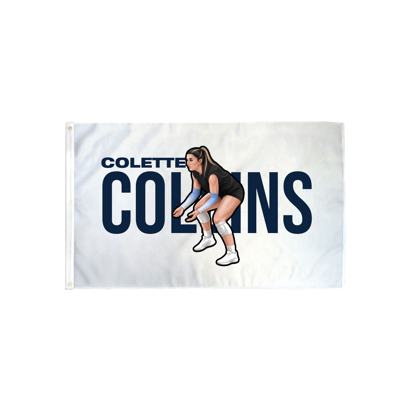 3x5 Flag — Player Name in Classic