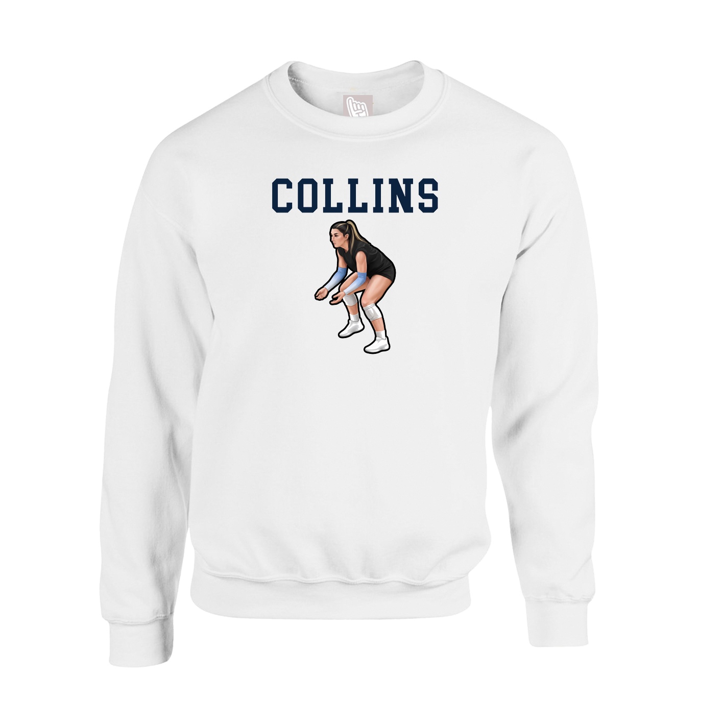 Fleece Crew — Shirsey in White