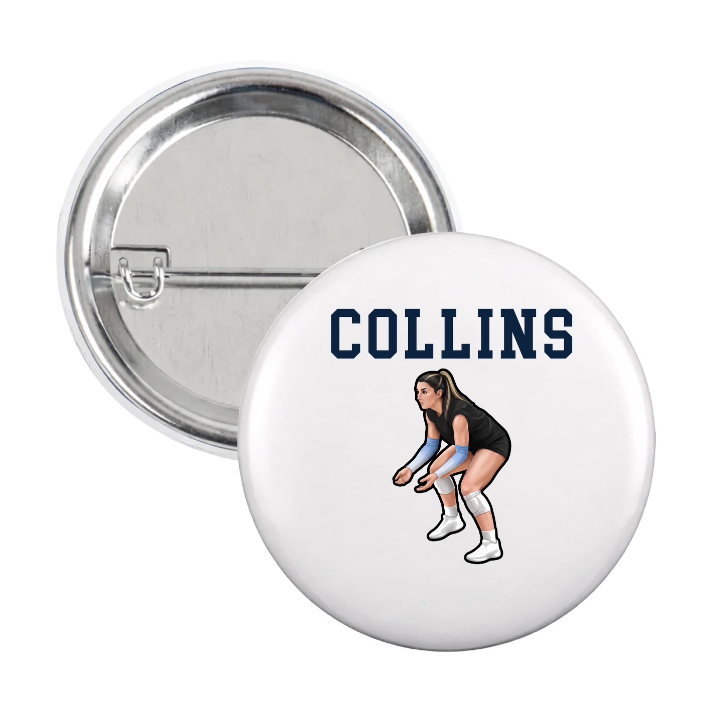 Game Day Button — Shirsey in White
