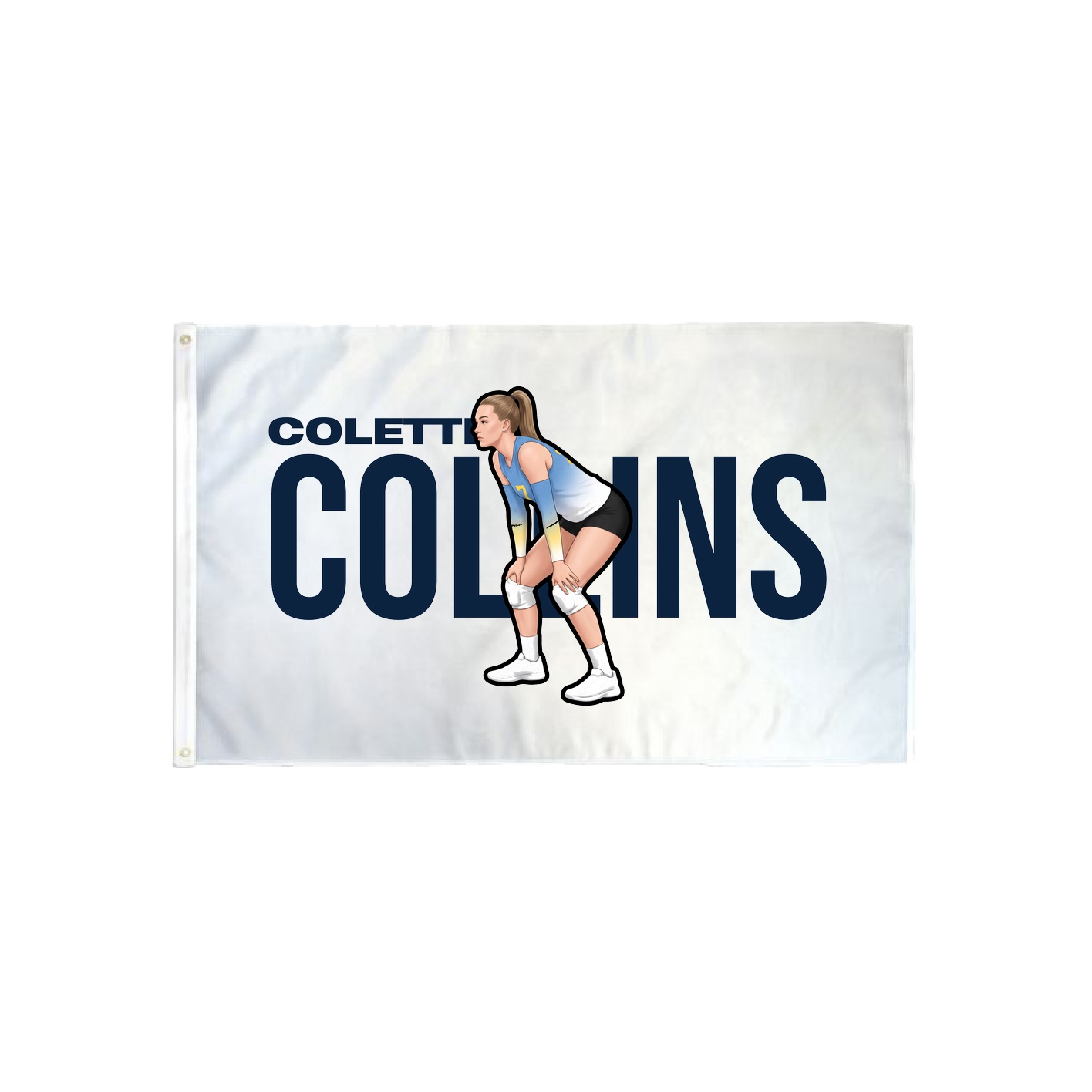 3x5 Flag — Player Name in Classic