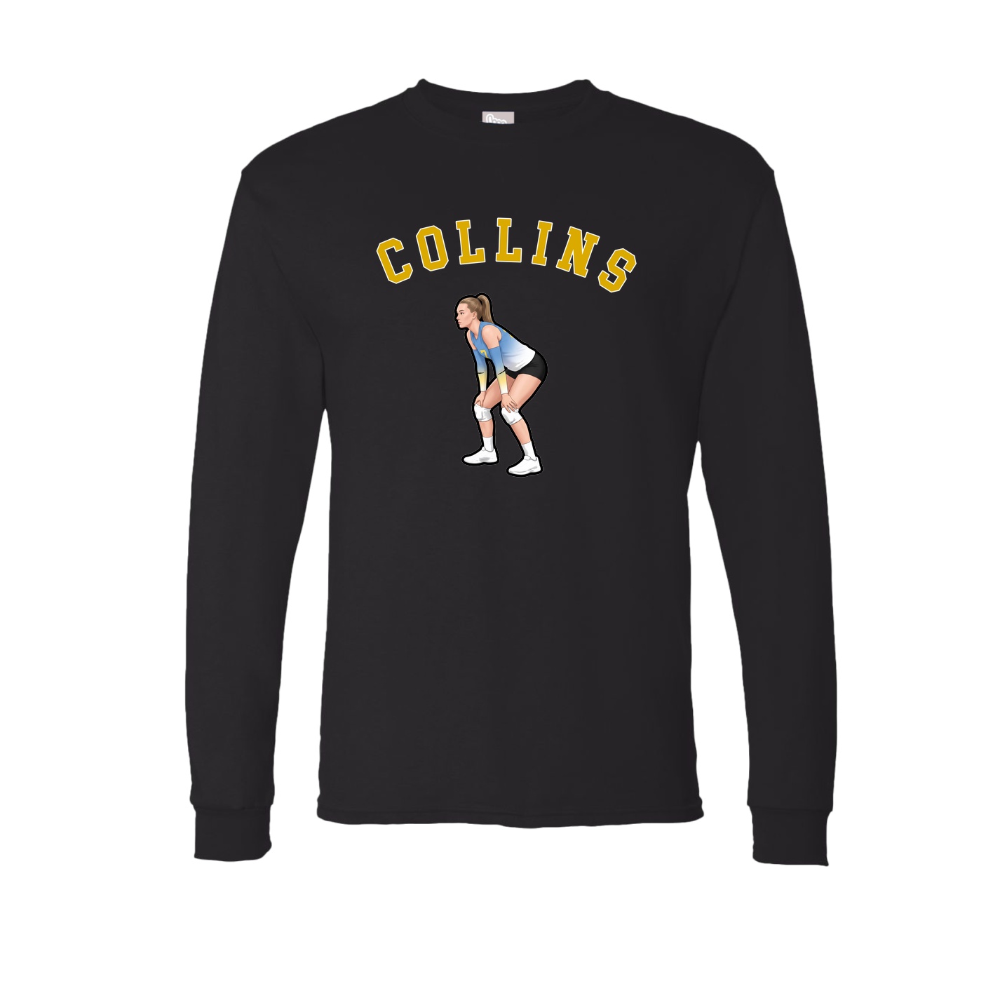 Long Sleeve Tee — Shirsey Arch in Black