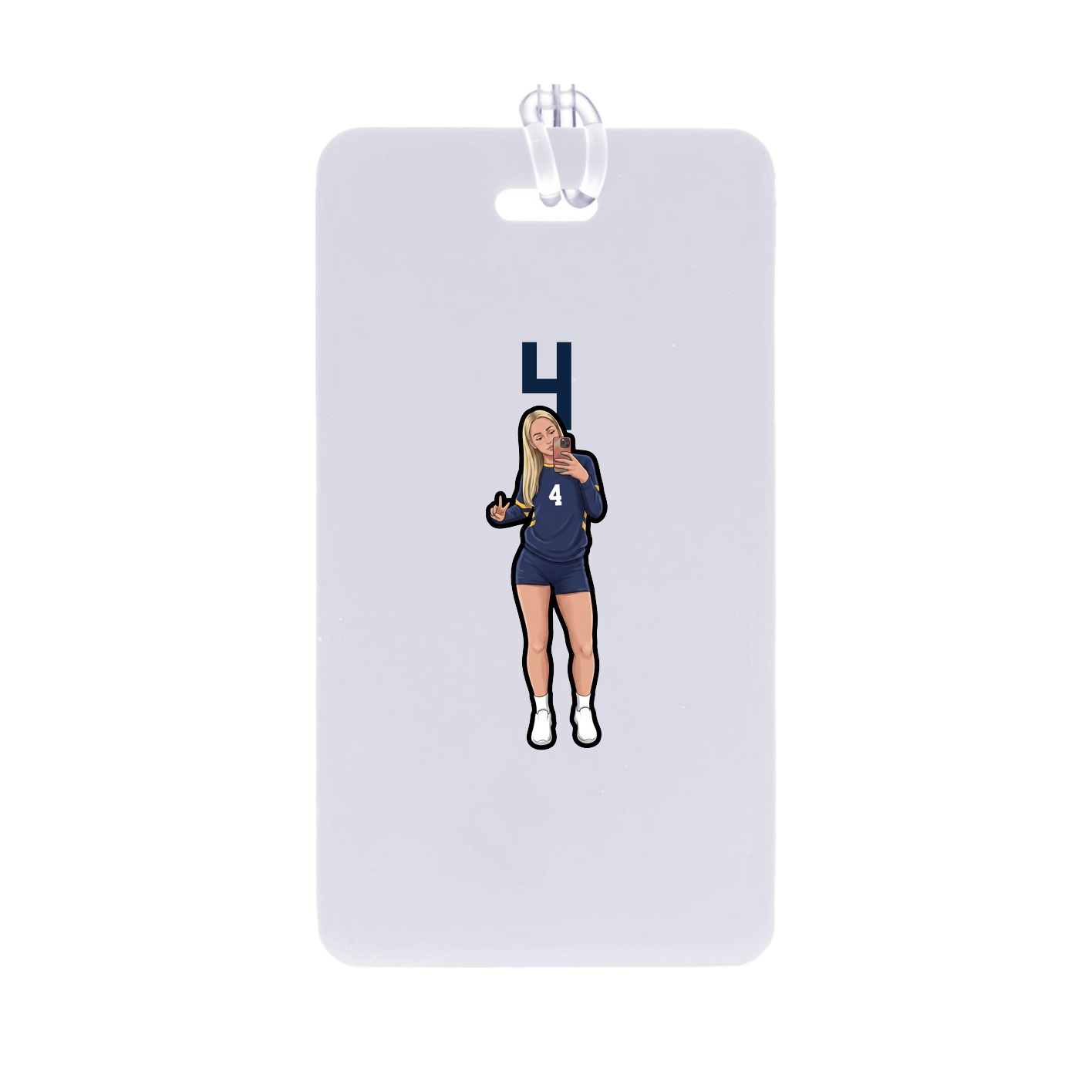 Bag Tag — Number Top in Classic