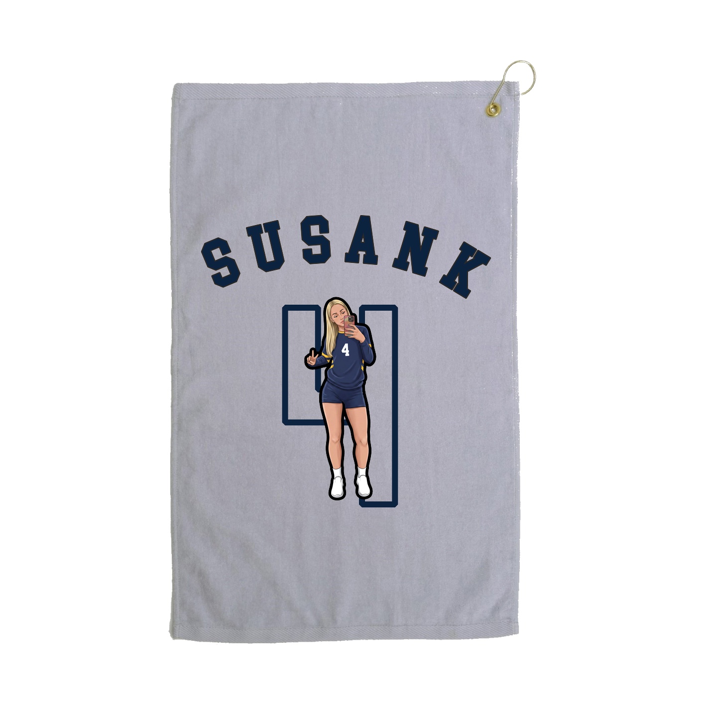 Golf Towel — Shirsey Arch in Grey