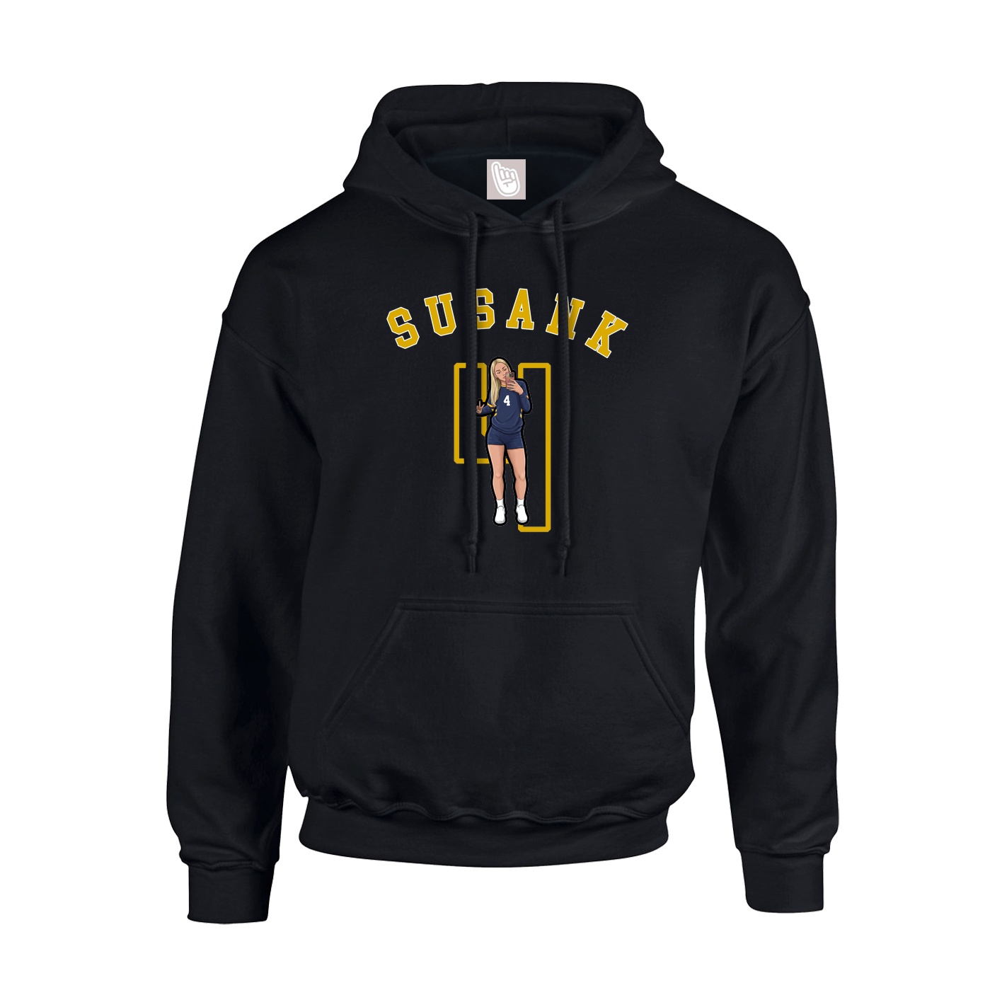 Youth Hoodie — Shirsey Arch in Black