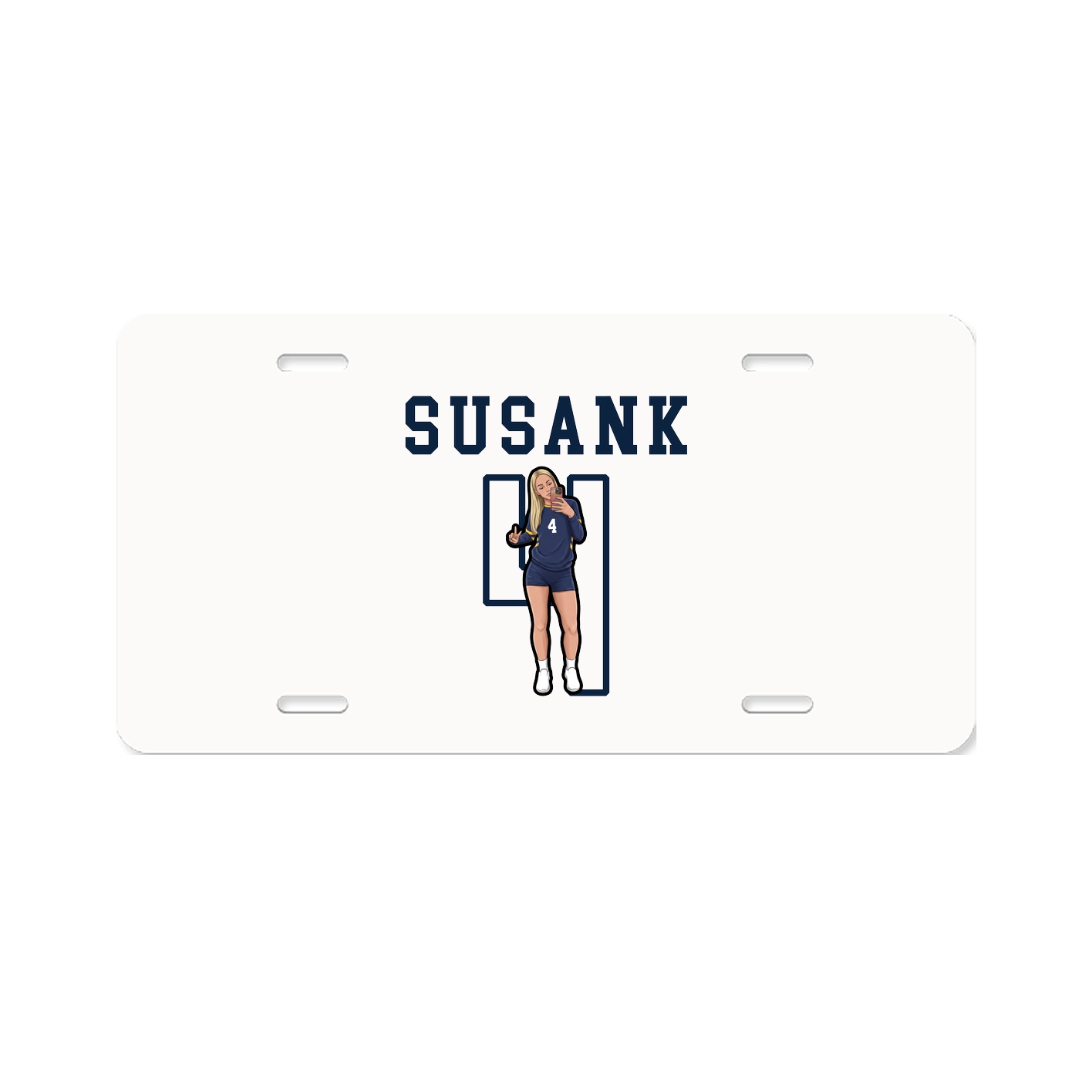 License Plate — Shirsey in Classic