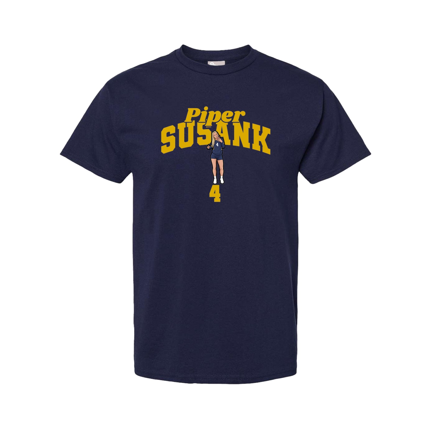 Tee — Signature Arch in Navy