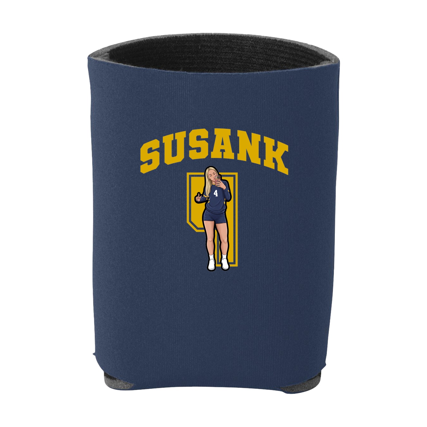 Can Holder — Number in Navy