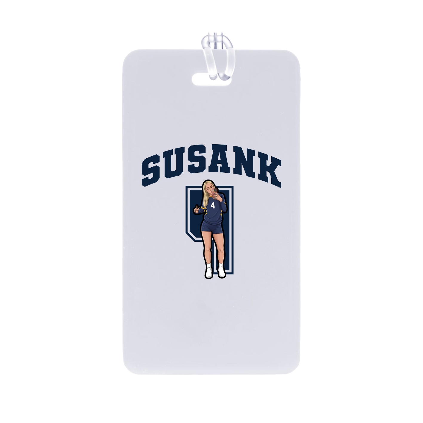 Bag Tag — Number in Classic