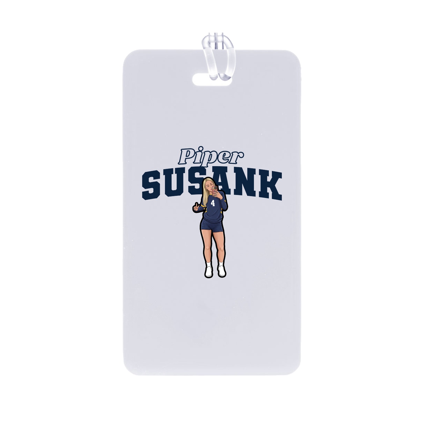 Bag Tag — Name Arch in Classic
