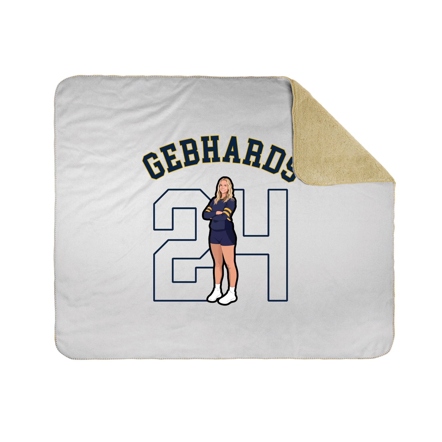 Throw Blanket — Shirsey Arch in White