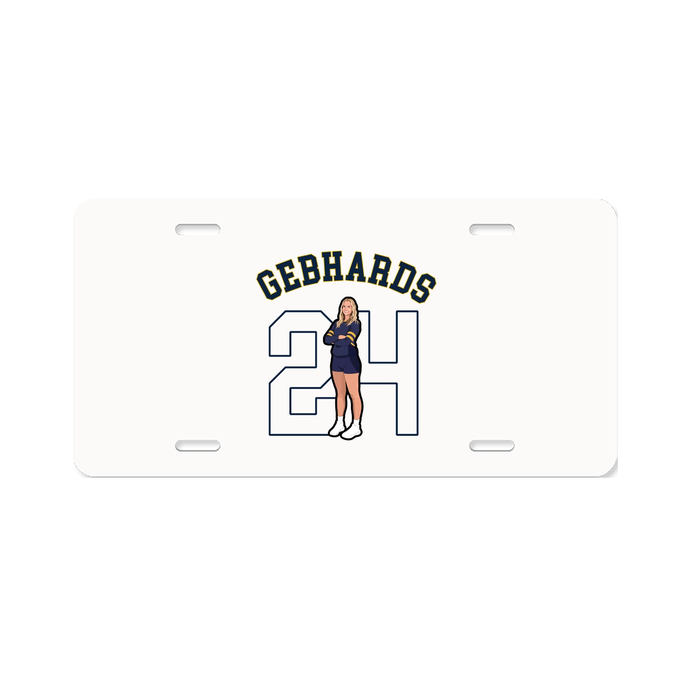 License Plate — Shirsey Arch in Classic