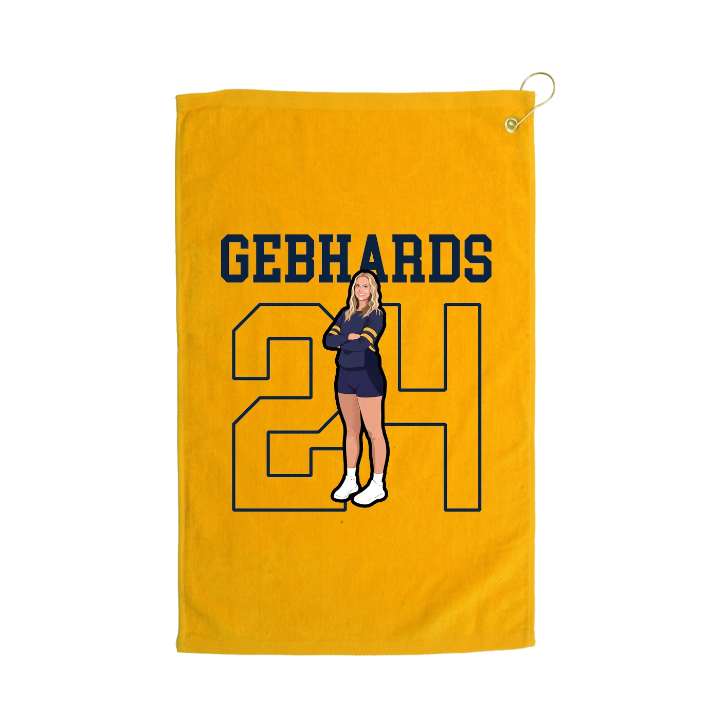 Golf Towel — Shirsey in Gold