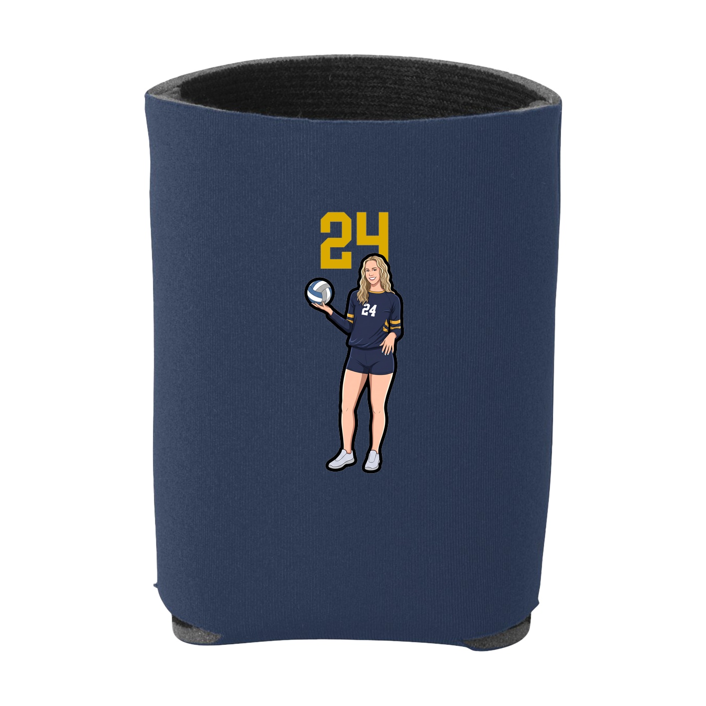 Can Holder — Number Top in Navy