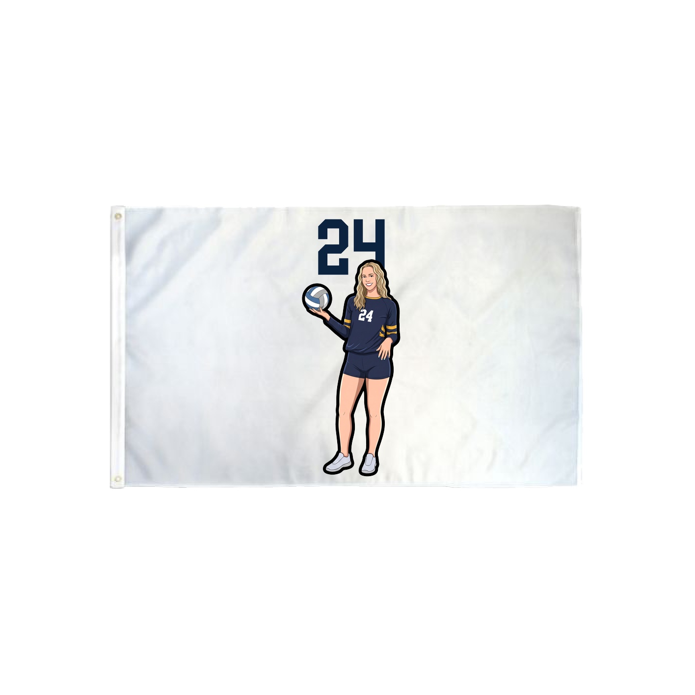 3x5 Flag — Number Top in Classic