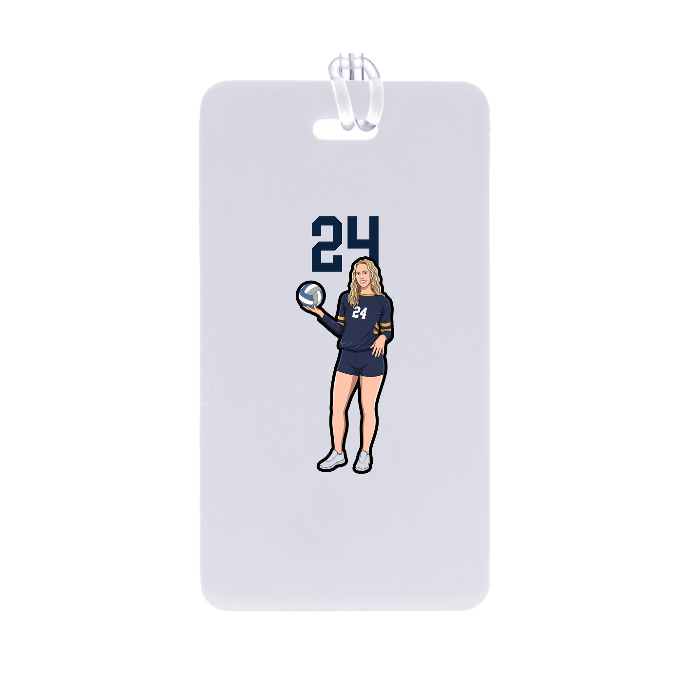 Bag Tag — Number Top in Classic