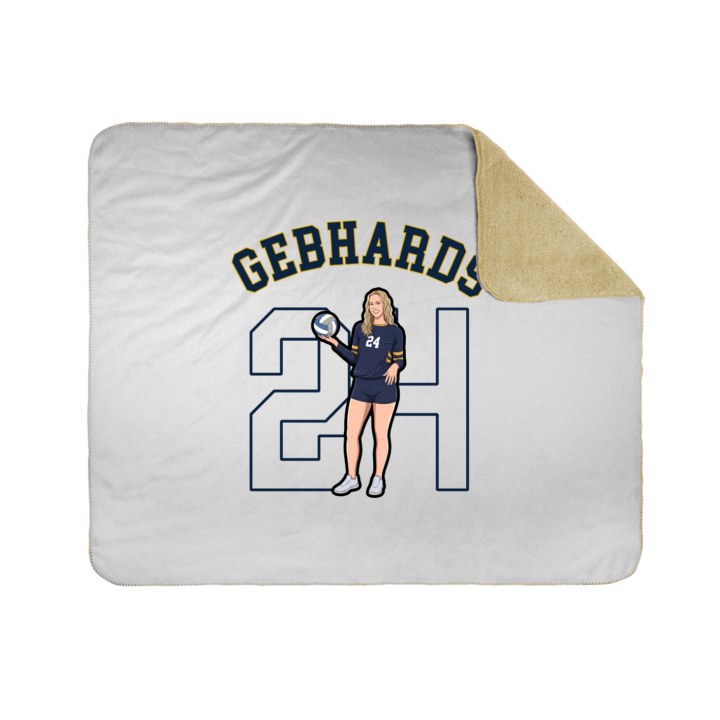 Throw Blanket — Shirsey Arch in White