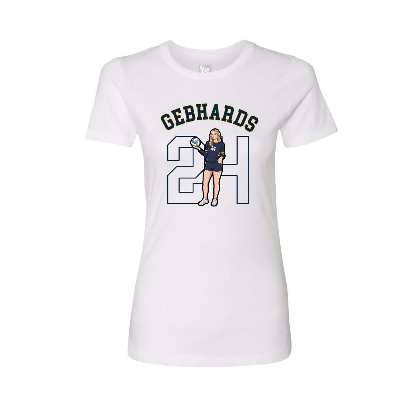 Womens Tee — Shirsey Arch in White