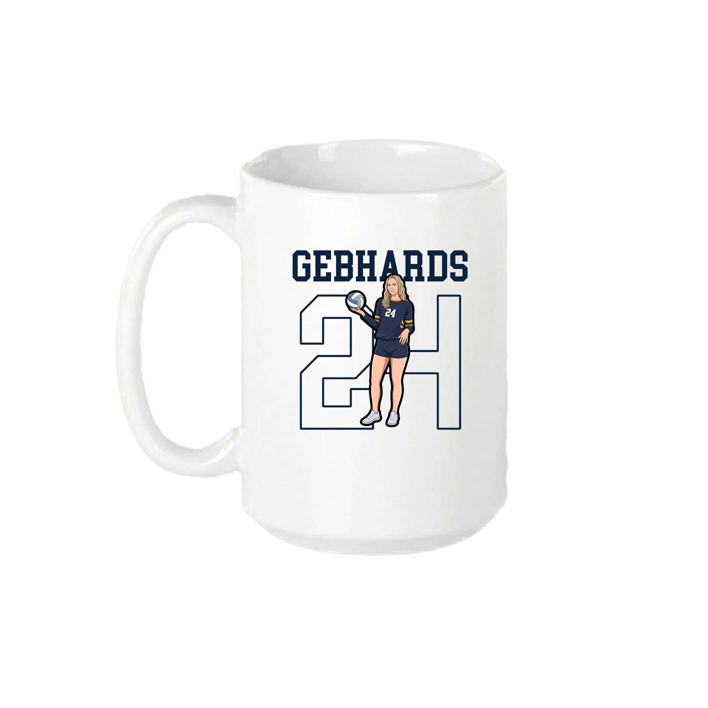 15oz Coffee Mug — Shirsey in White