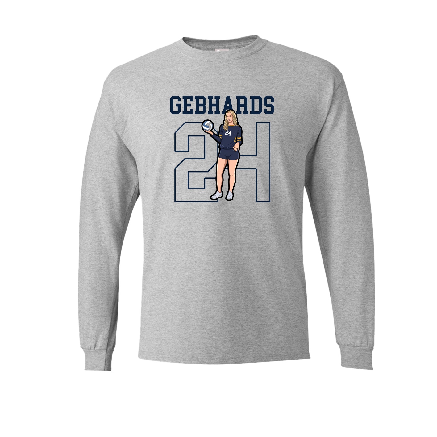Long Sleeve Tee — Shirsey in Grey