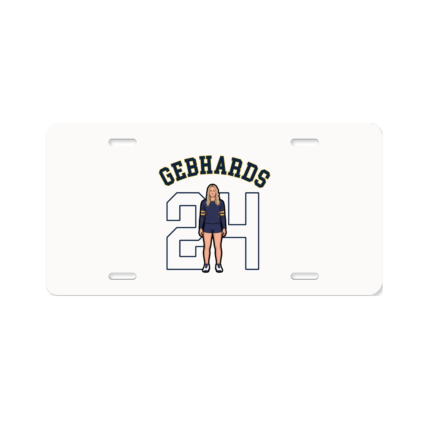License Plate — Shirsey Arch in Classic
