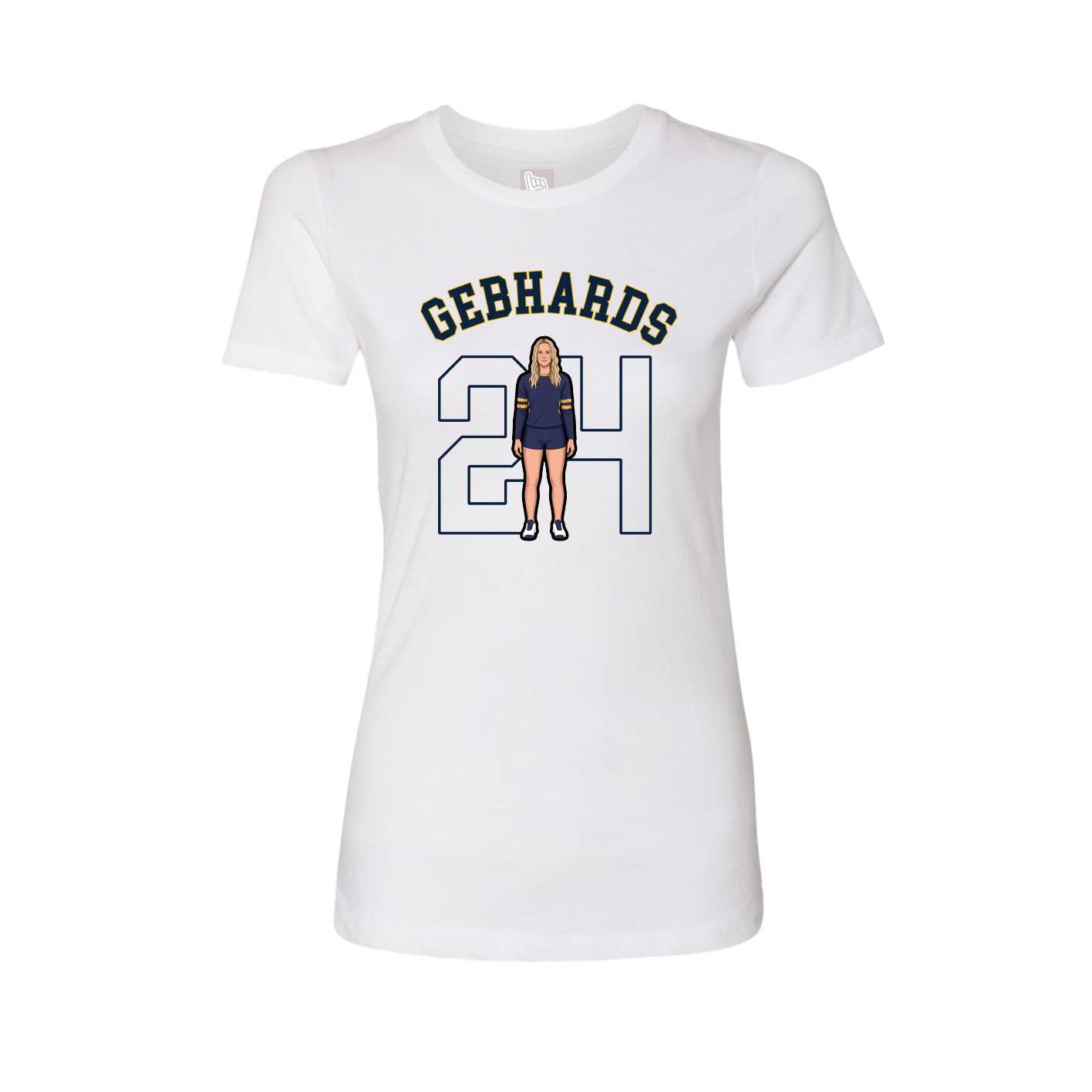Womens Tee — Shirsey Arch in White