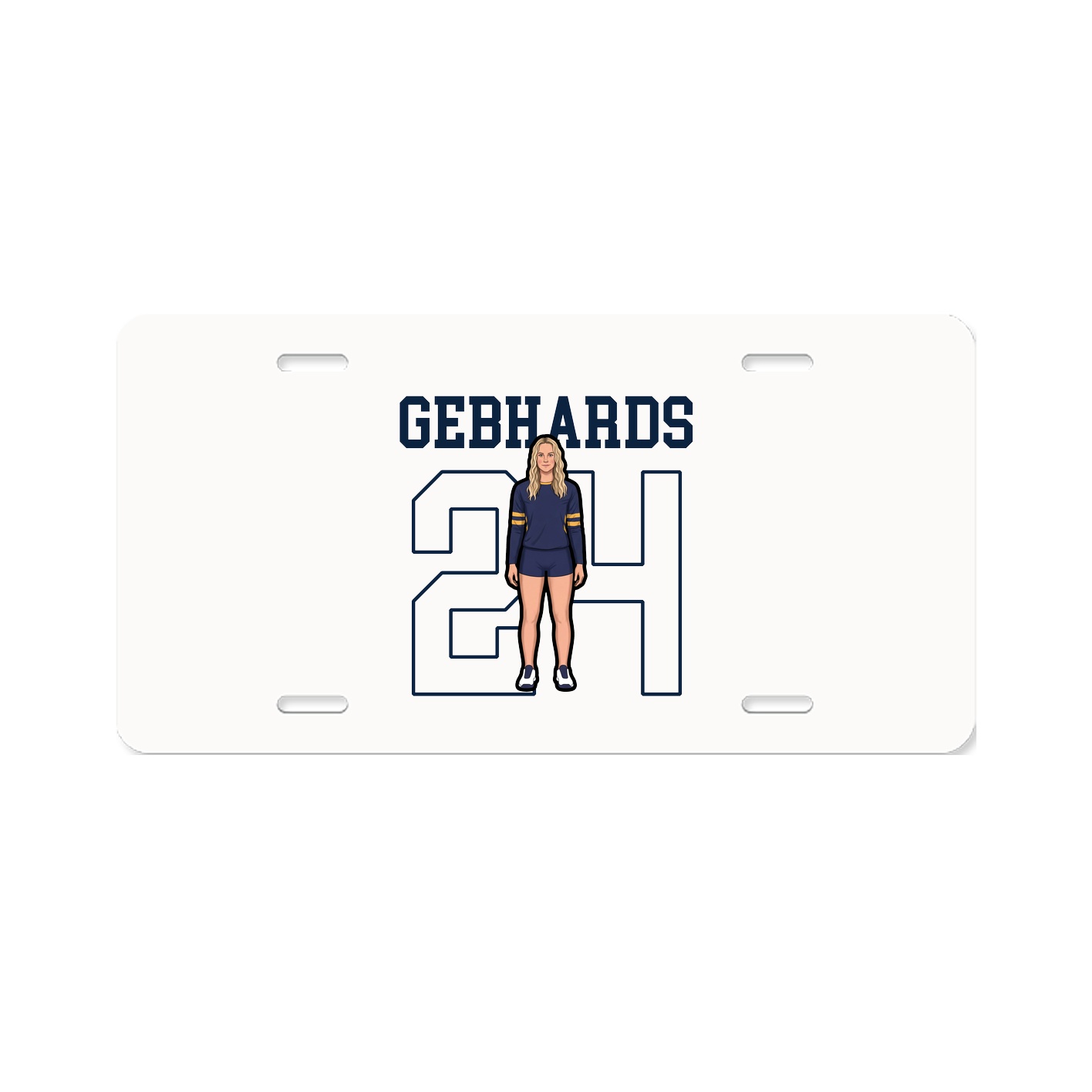 License Plate — Shirsey in Classic
