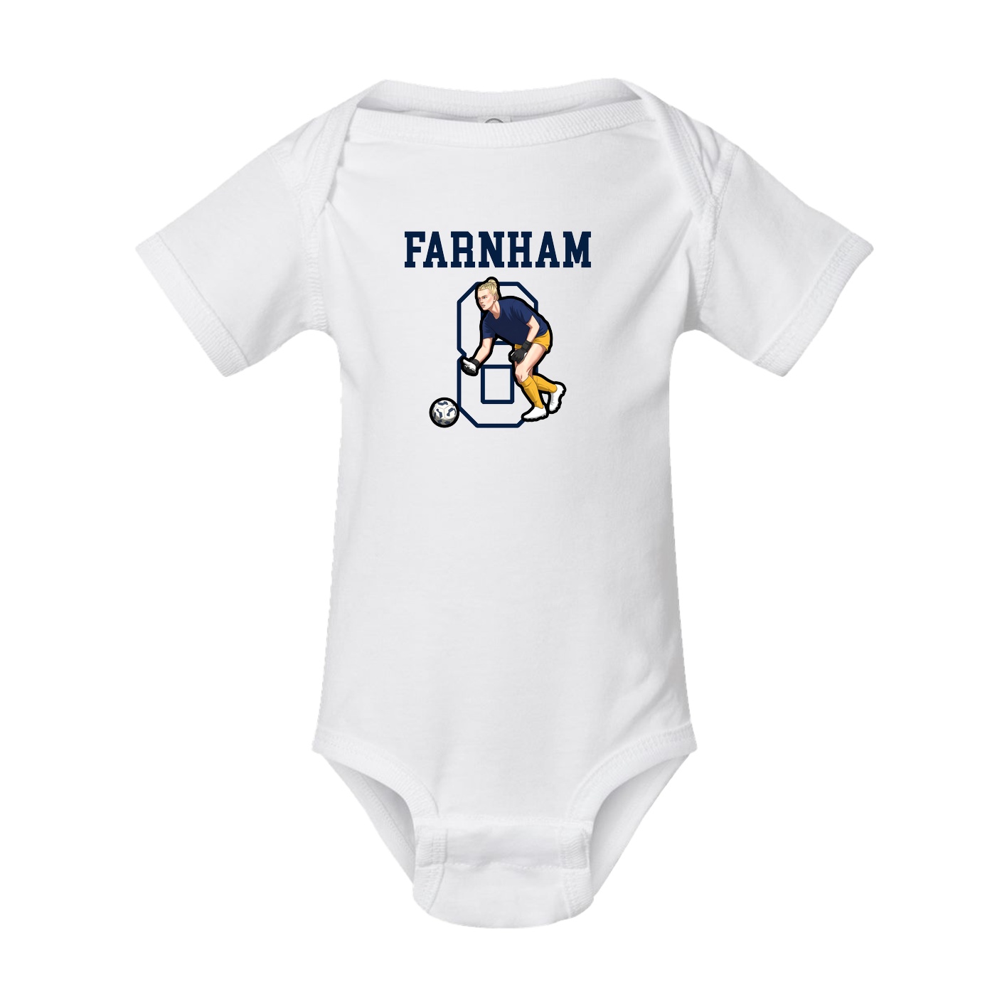 Baby Onesie — Shirsey in White