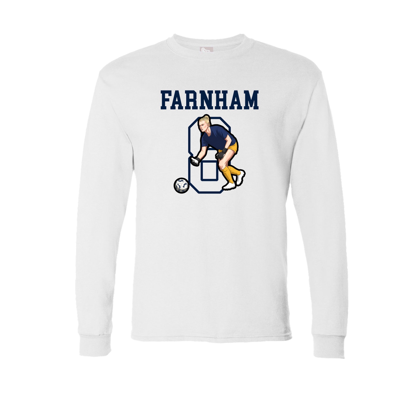 Long Sleeve Tee — Shirsey in White