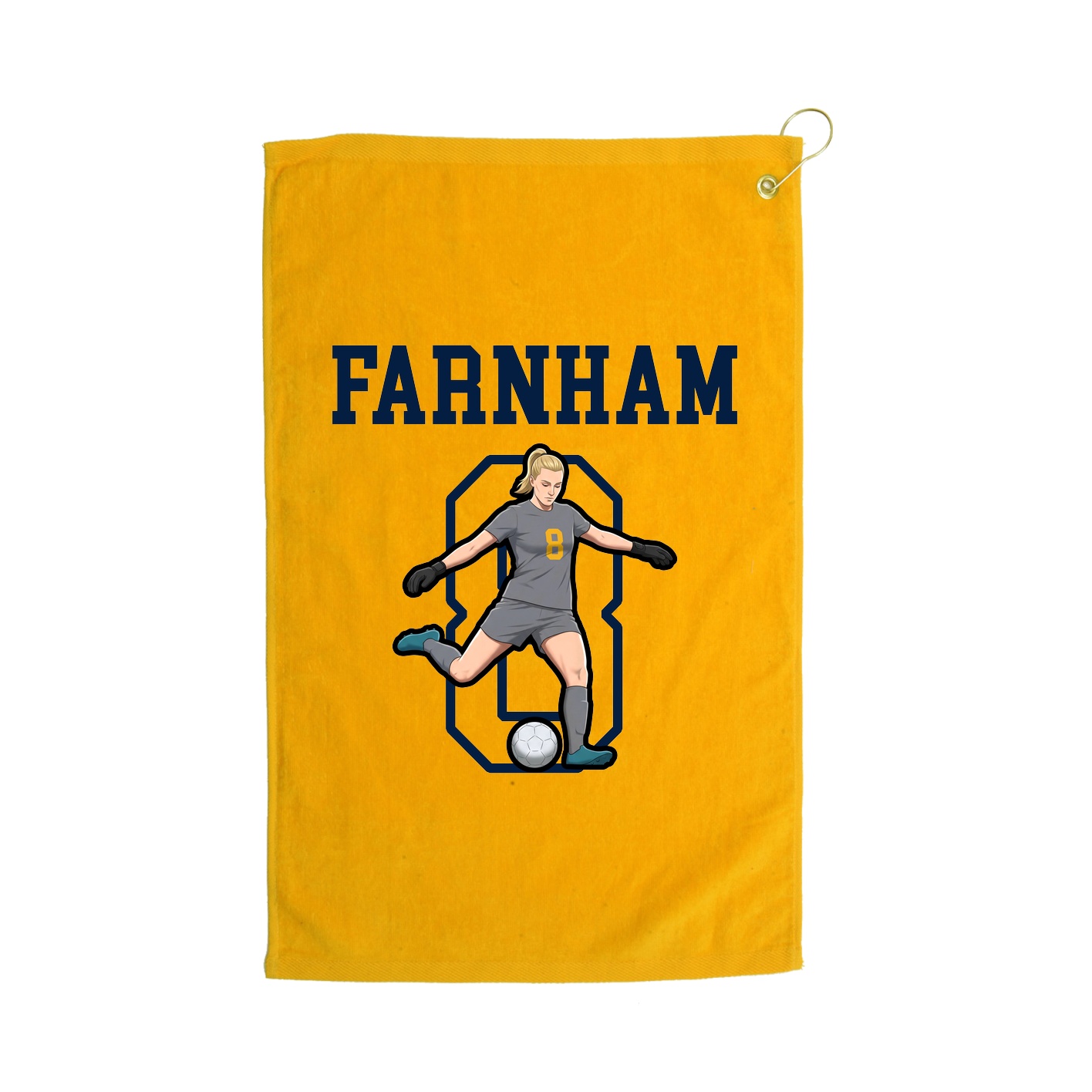 Golf Towel — Shirsey in Gold