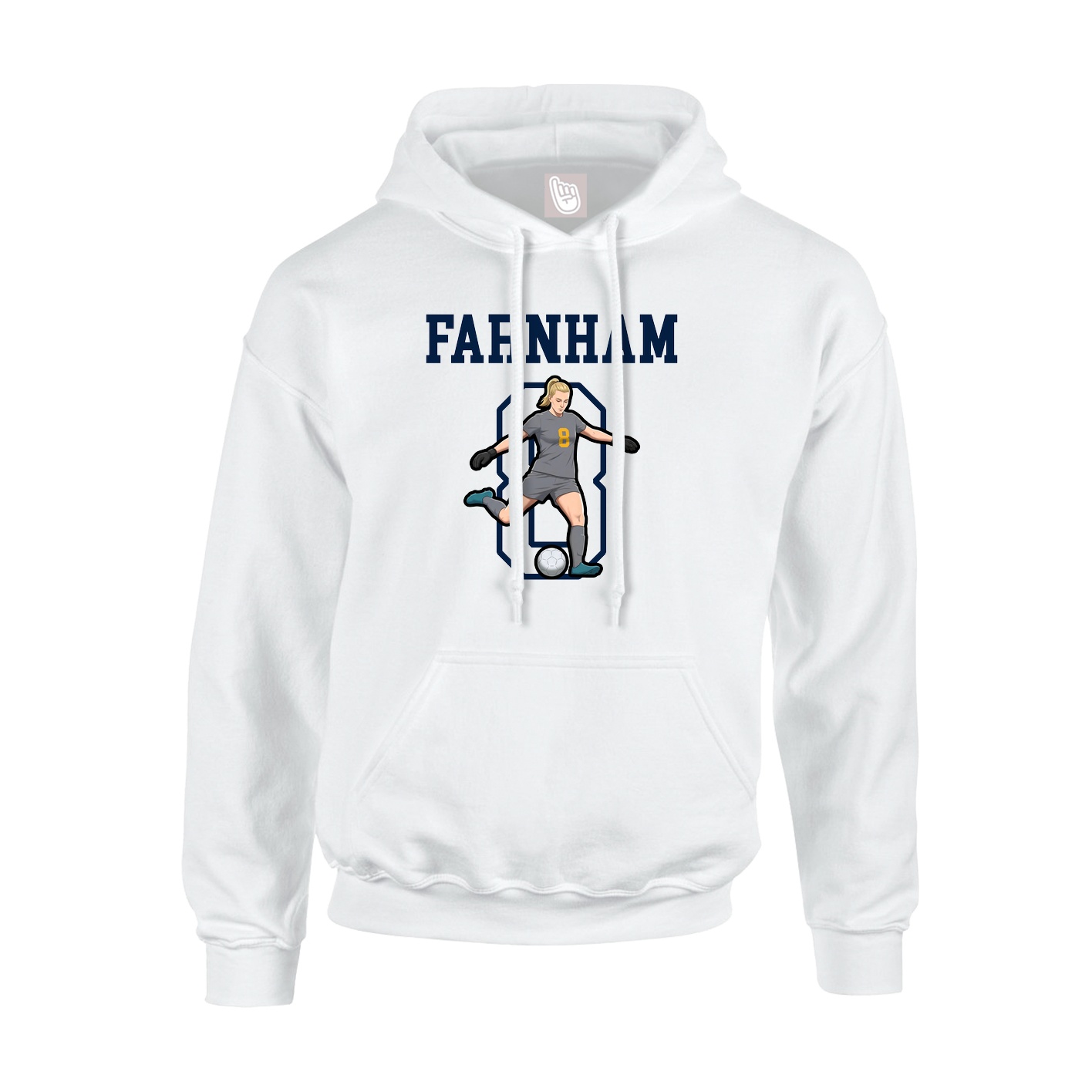 Youth Hoodie — Shirsey in White