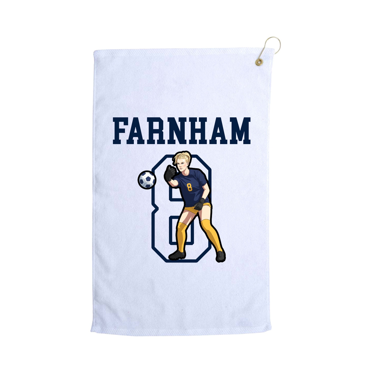 Golf Towel — Shirsey in White