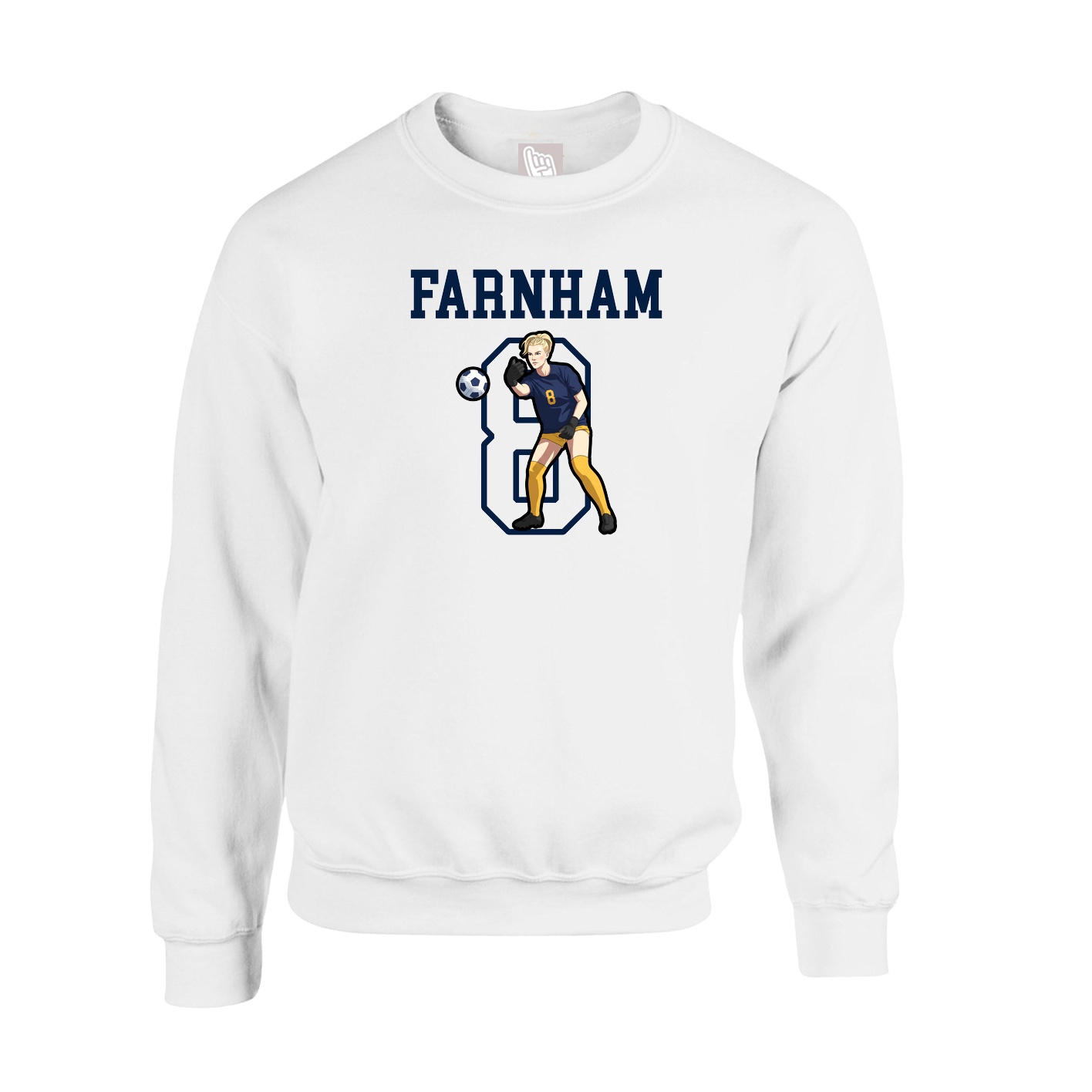 Fleece Crew — Shirsey in White