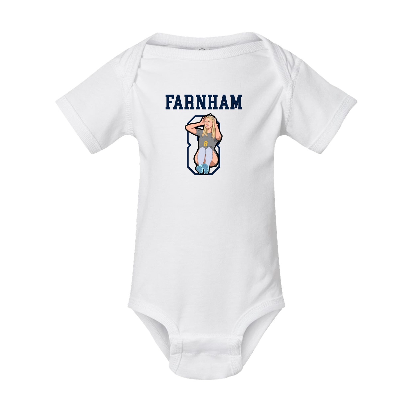 Baby Onesie — Shirsey in White