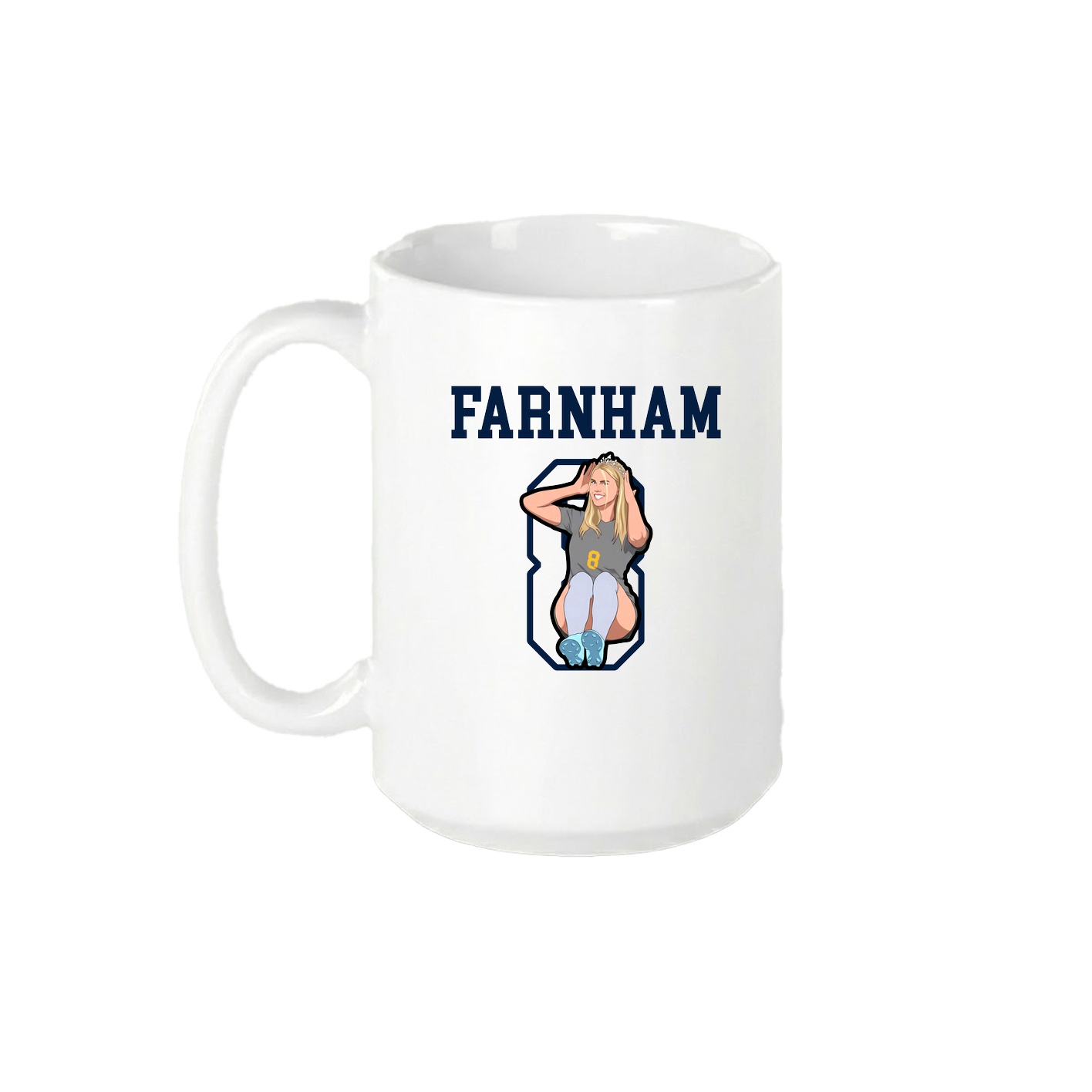 15oz Coffee Mug — Shirsey in White