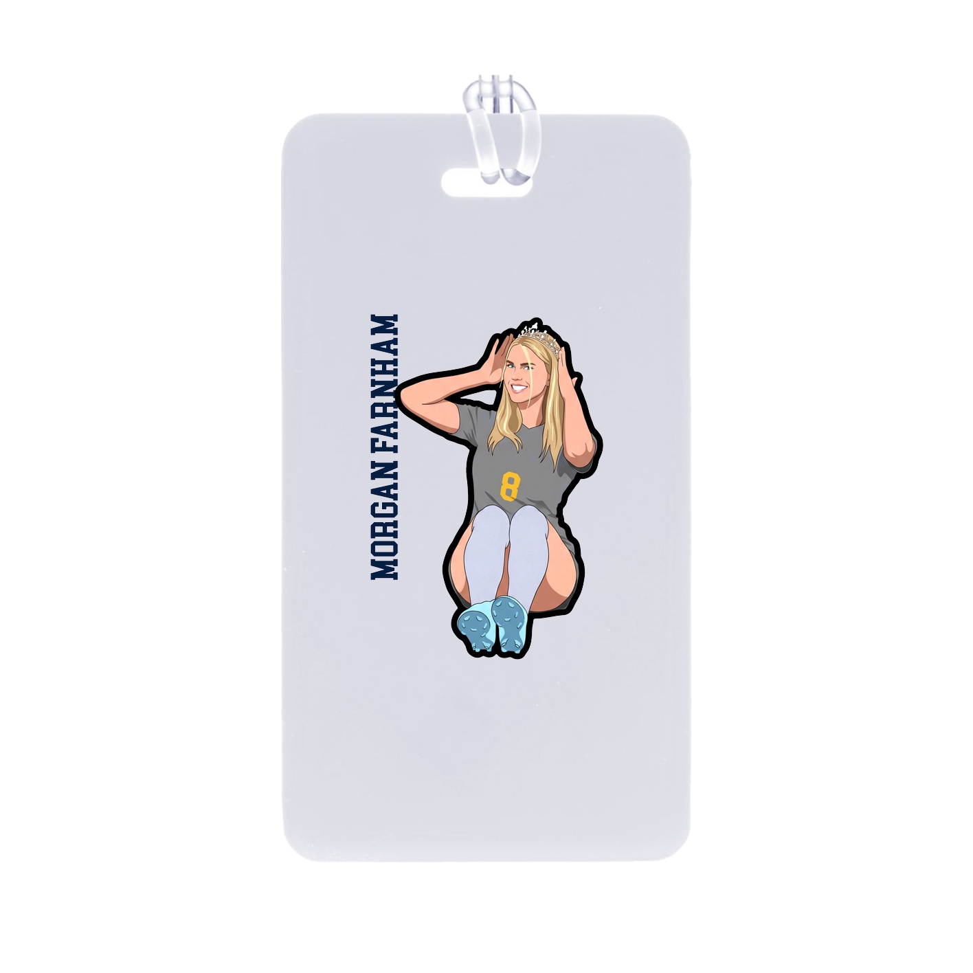 Bag Tag — Name Vertical in Classic