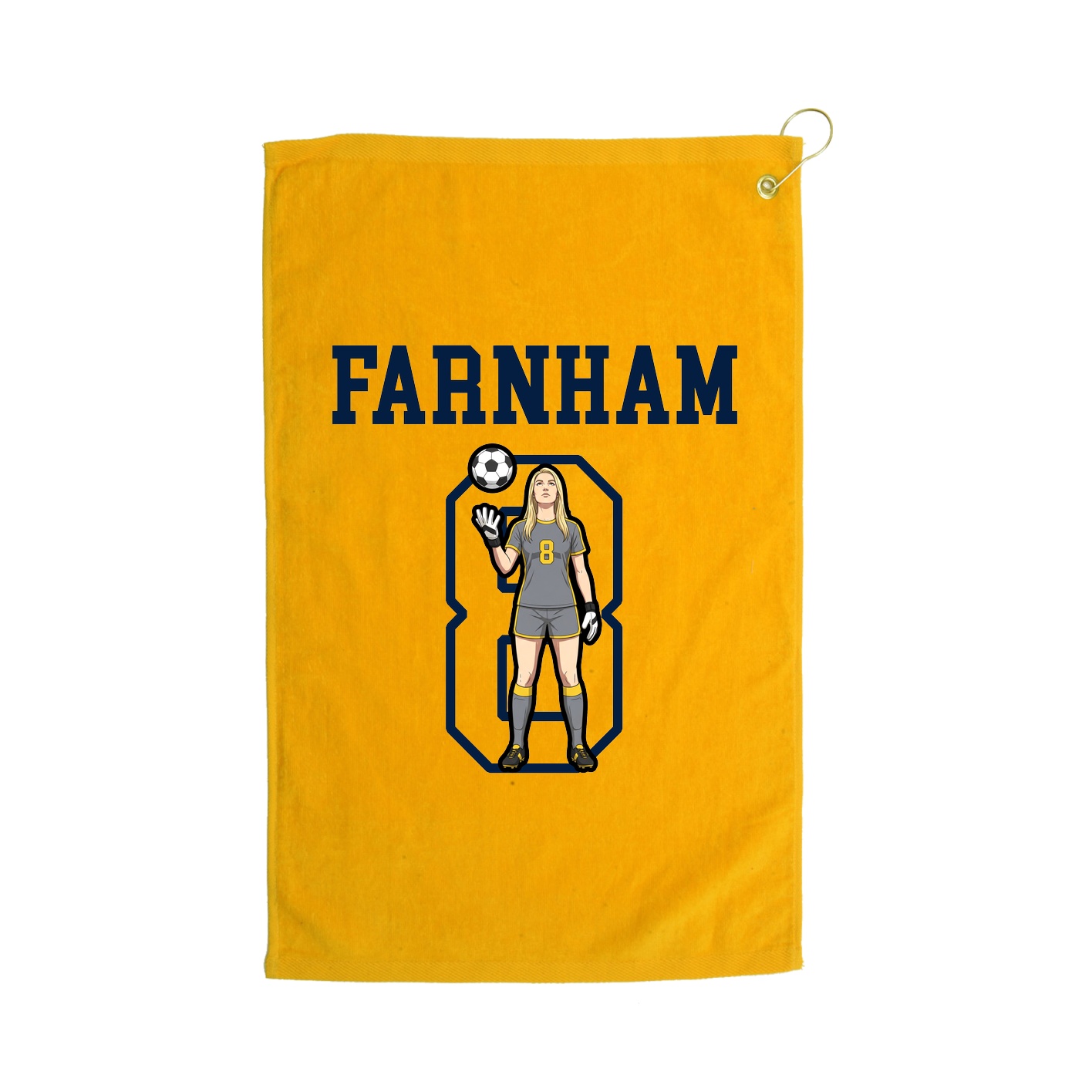 Golf Towel — Shirsey in Gold