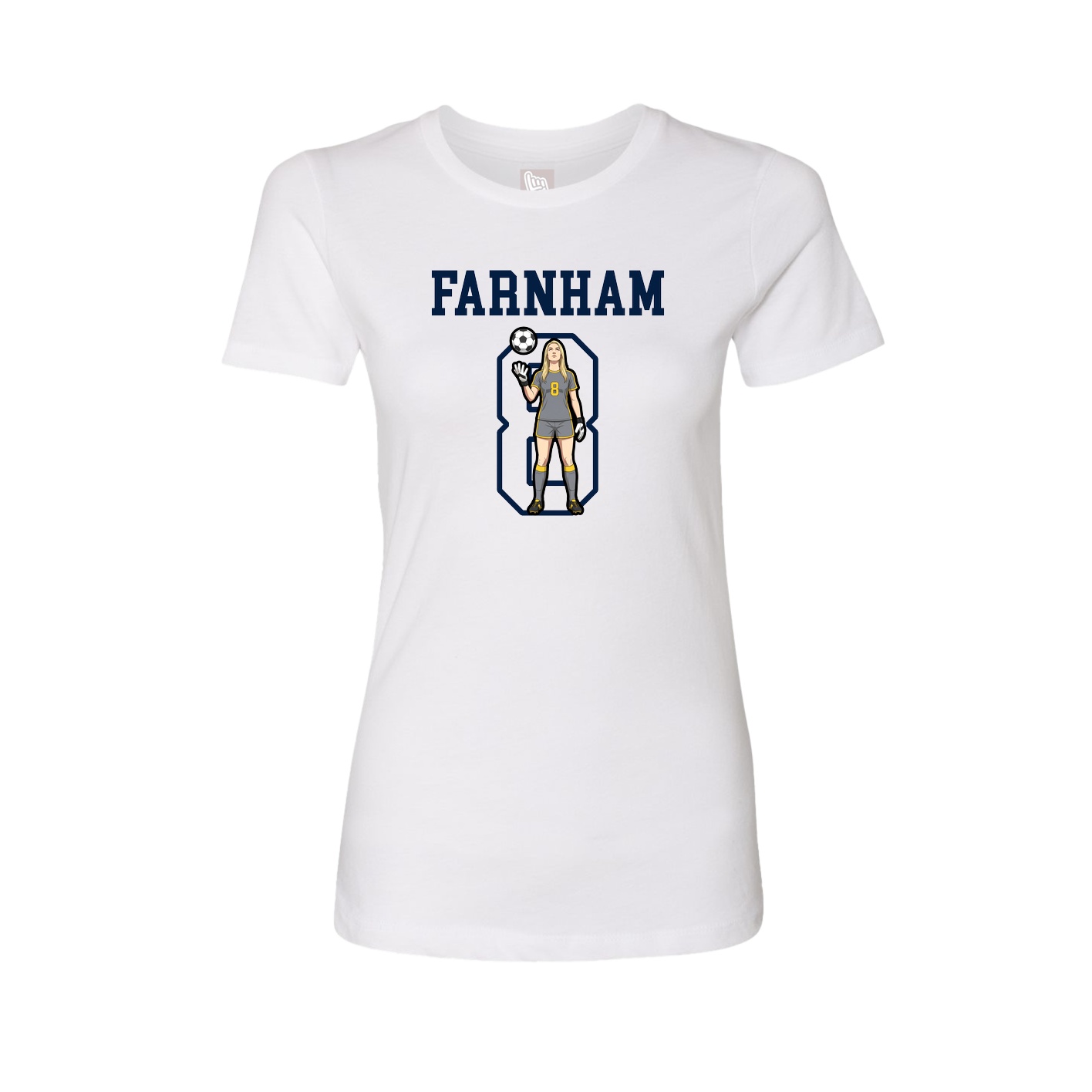 Fitted Women's Tee — Shirsey in White