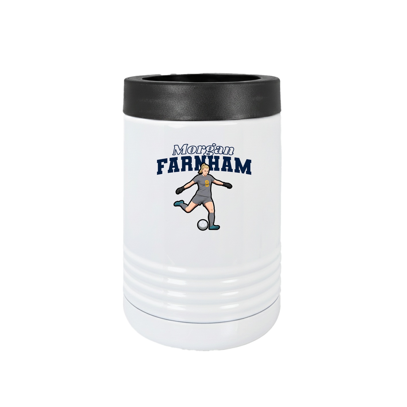 Beverage Holder — Name Arch in White