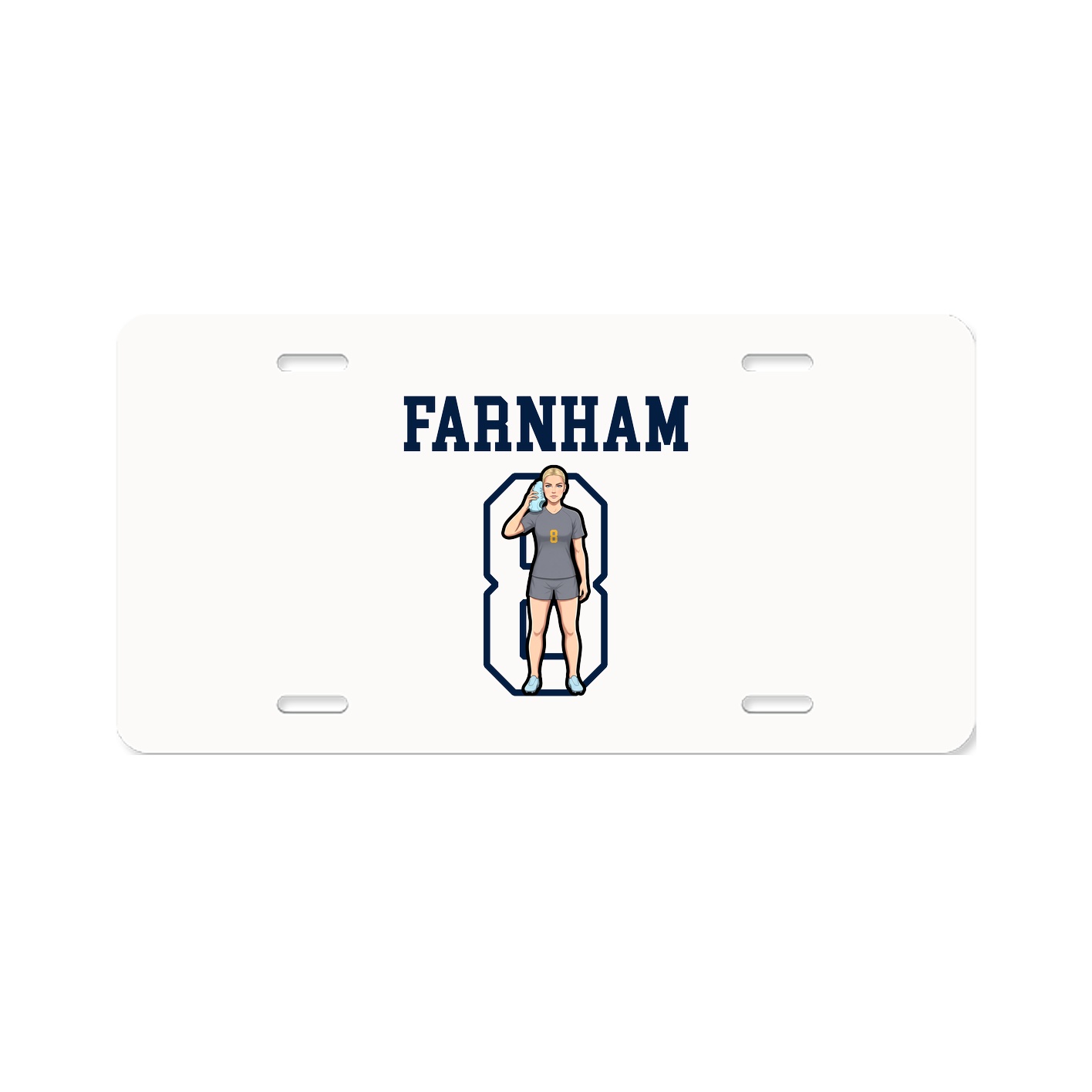 License Plate — Shirsey in Classic