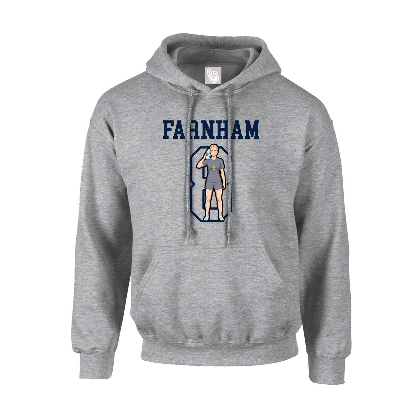 Hoodie — Shirsey in Grey