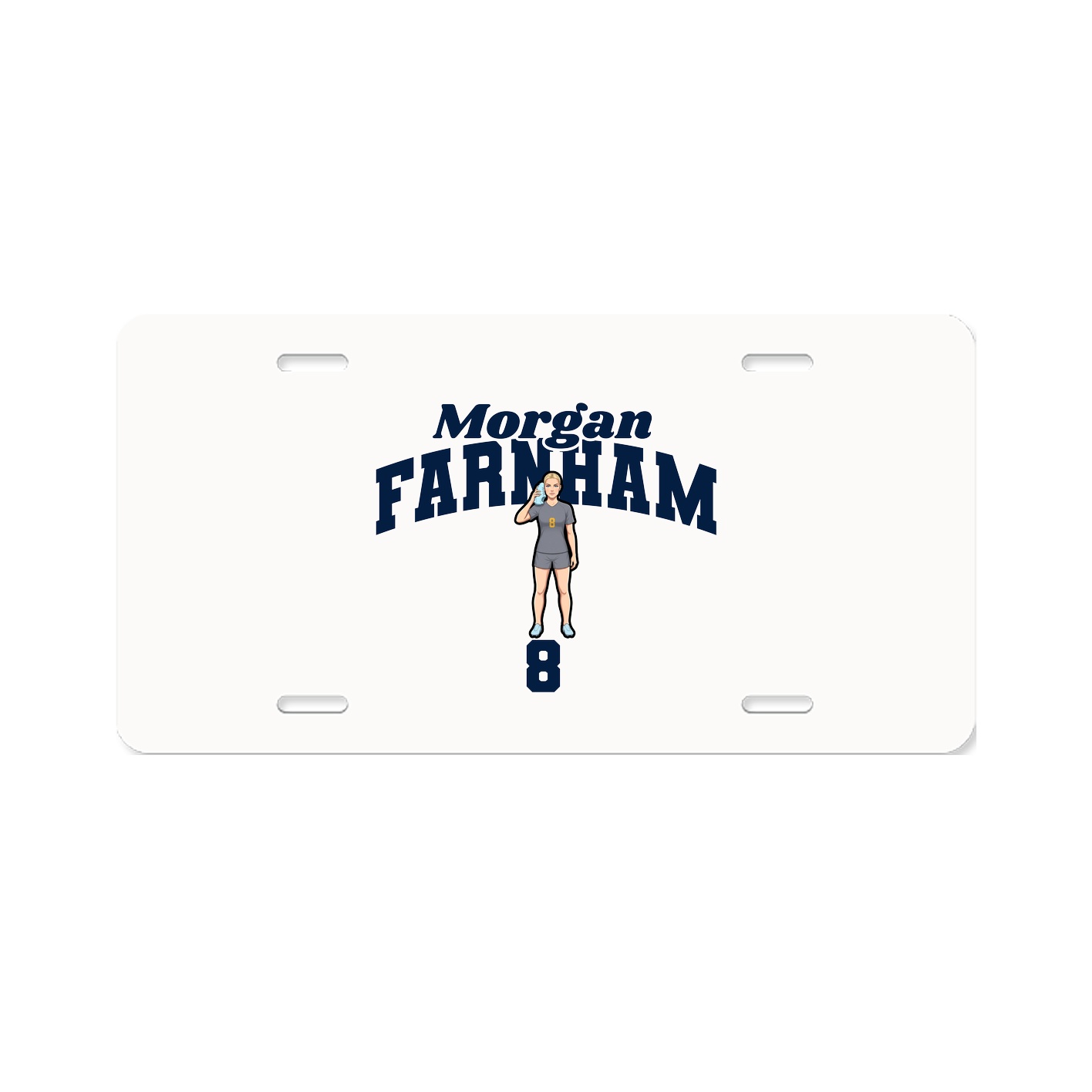 License Plate — Signature Arch in Classic