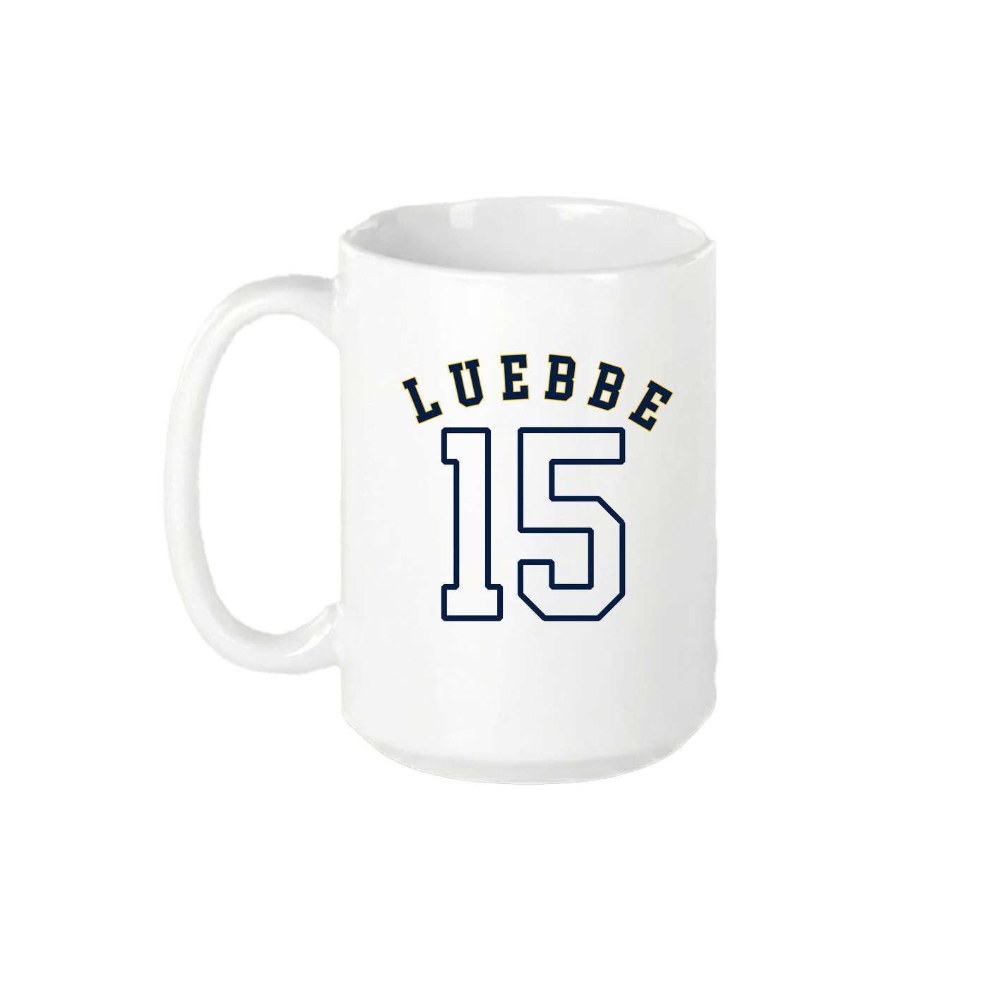 15oz Coffee Mug — Shirsey Arch in White