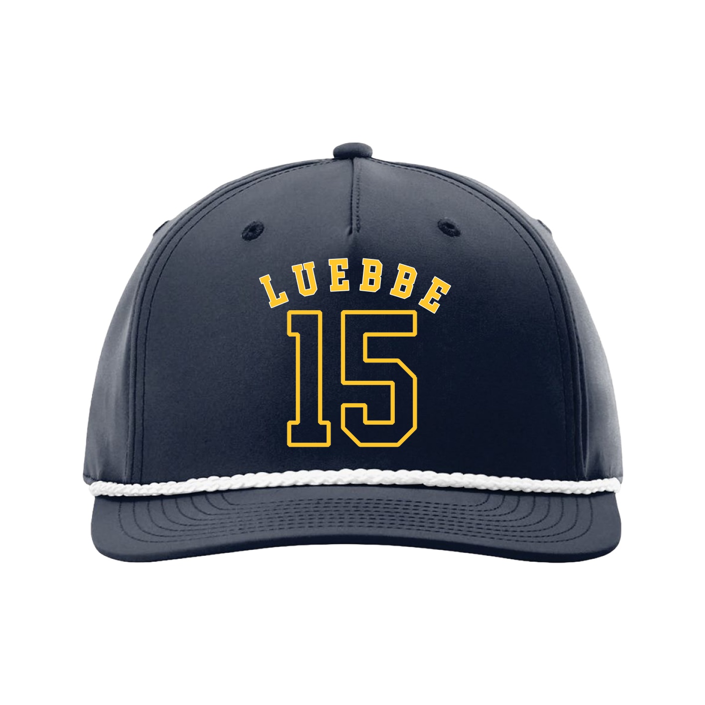 Five-Panel Classic Rope Cap — Shirsey Arch in Navy