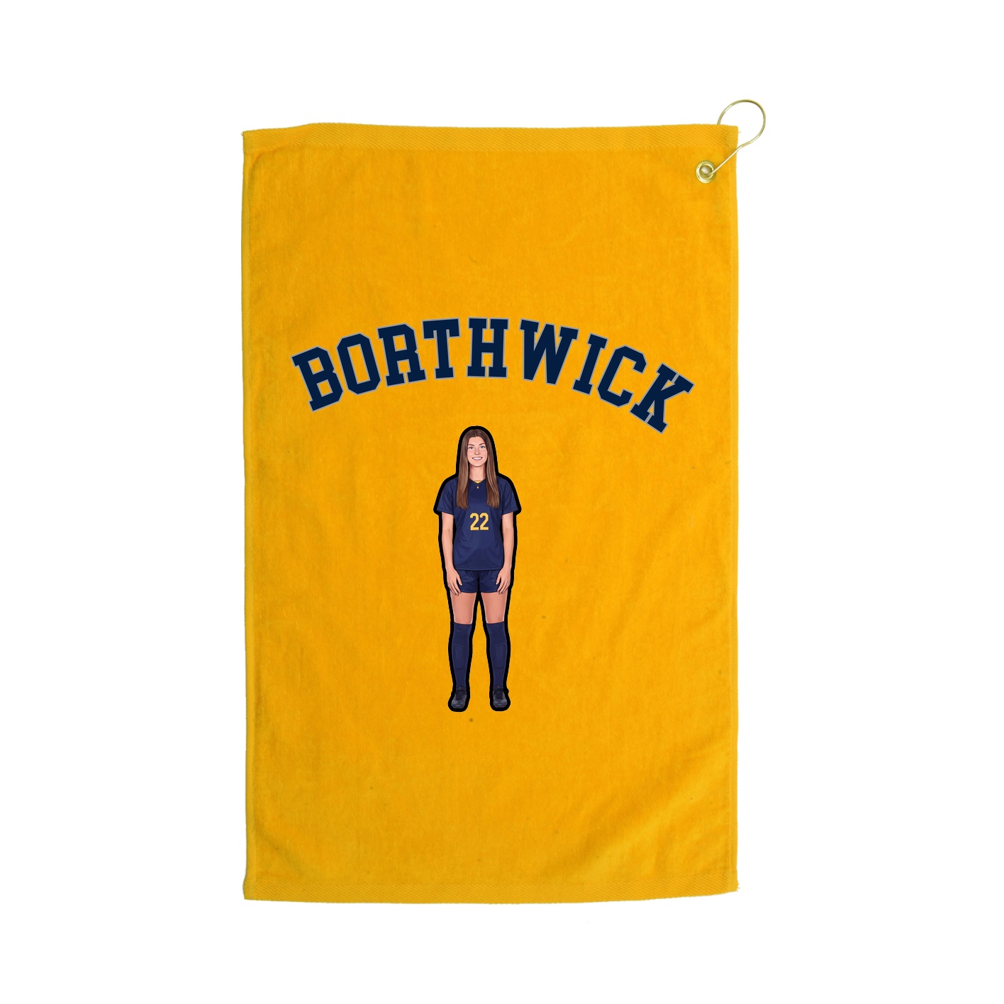 Golf Towel — Shirsey Arch in Gold