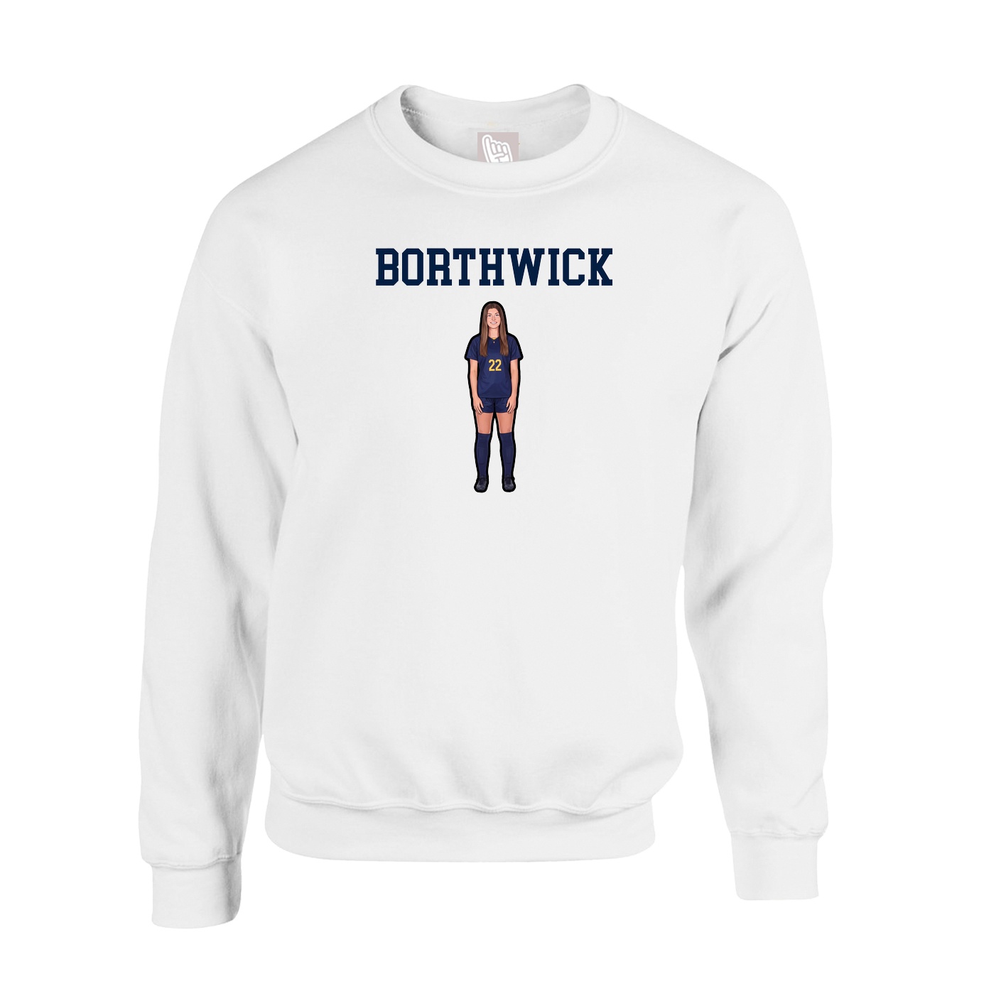 Fleece Crew — Shirsey in White